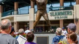 Joliet honors native son Jesse Barfield with plaque at Slammers Stadium