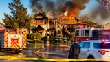 Large Peoria house fire destroys home; investigators probe possible arson