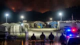 Security tightened at Frijoles Fire base camp after public attempts to enter; blaze 45% contained