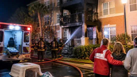 Port St. Lucie apartment fire sends resident to hospital; Red Cross called to assist