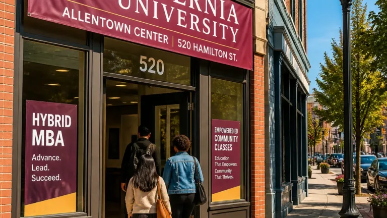 Alvernia opens Allentown site, bringing hybrid MBA and youth projects to 520 Hamilton St.