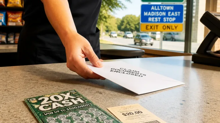 Bridgeport resident claims $20,000 Connecticut Lottery prize bought at I‑95 rest stop