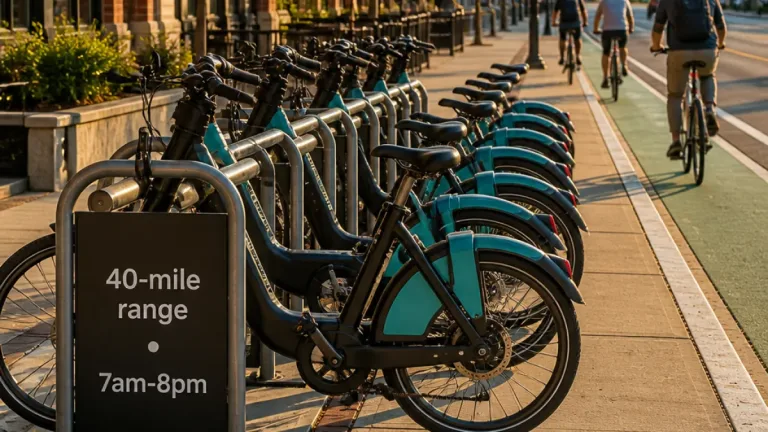 Burlington welcomes back rental e-bikes with stricter parking rules and longer range
