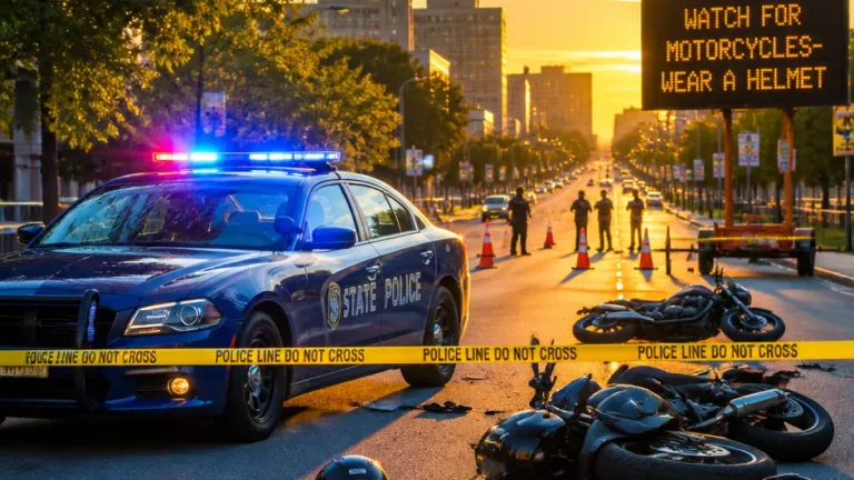 Connecticut State Police warn motorists after weekend surge in motorcycle crashes