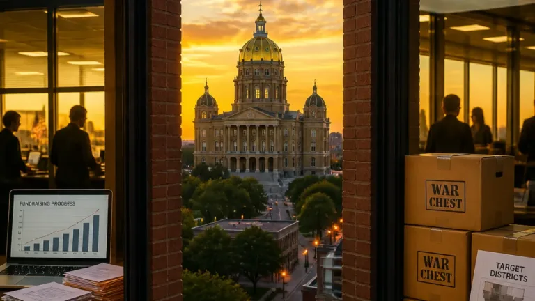 Democrats hold cash edge in pivotal Iowa legislative races as leaders stockpile war chests