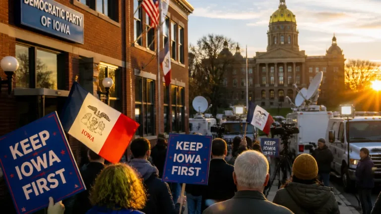 Democrats remove Iowa’s first-caucus status after 54 years, South Carolina to go first in 2028