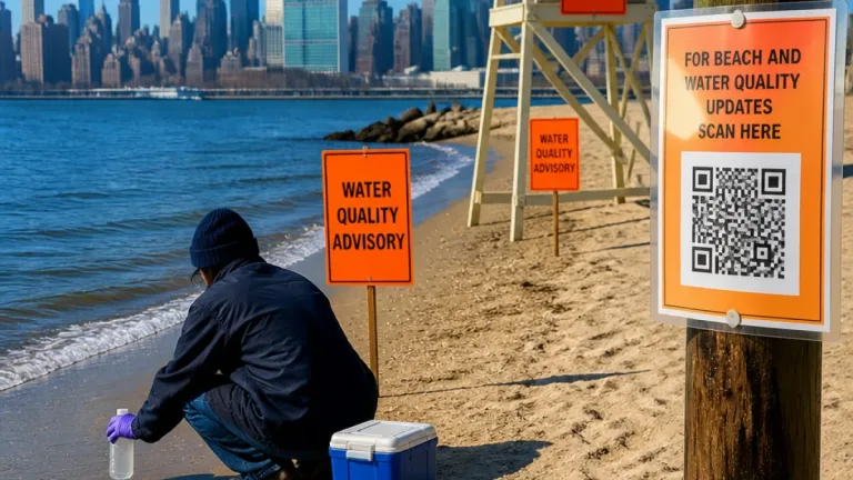 Eighteen NYC-area beaches under advisory after elevated bacteria readings