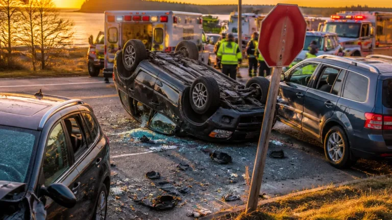 Ellsworth woman killed, three hospitalized after three-vehicle crash in Gouldsboro