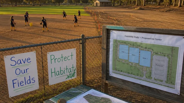Escondido debate heats up over proposed three-rink ice center at Kit Carson Park