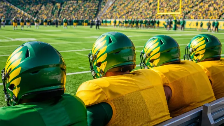 Eugene eyes a bruising front: Oregon’s defensive line shapes up as program strength