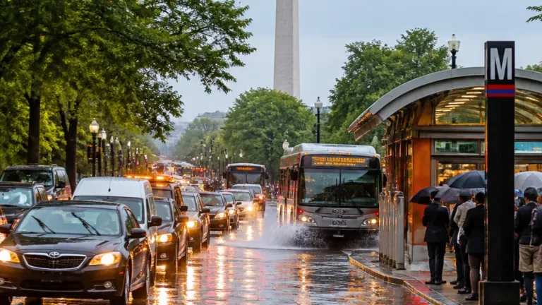 Evening thunderstorms disrupt D.C. area commute; severe-wind risk could return Saturday