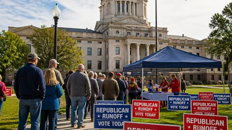 Historic GOP runoff in South Dakota pits Gov. Larry Rhoden against Toby Doeden