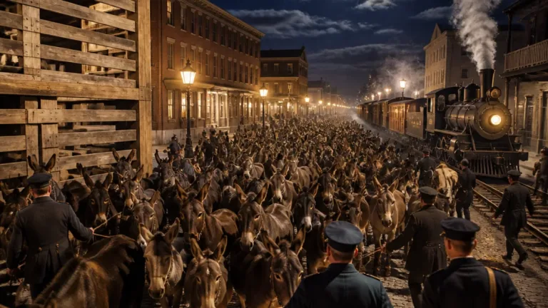 How a mule stampede lit up Alexandria’s streets in 1898