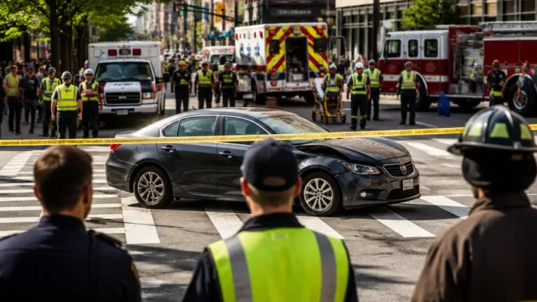 Kentucky driver in downtown Nashville crash: 1 dead, 3 hospitalized