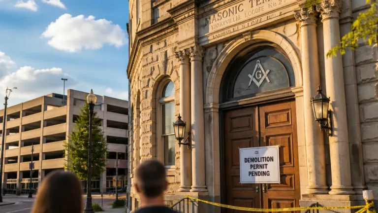 Knoxville’s downtown Masonic temple faces possible demolition as permit remains pending