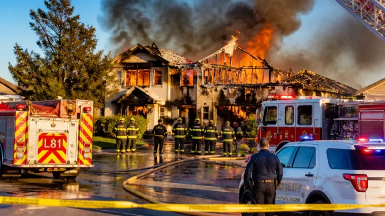 Large Peoria house fire destroys home; investigators probe possible arson