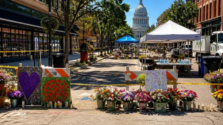 Madison memorial for Corey Ruiz remains barricaded as community mourns and seeks answers