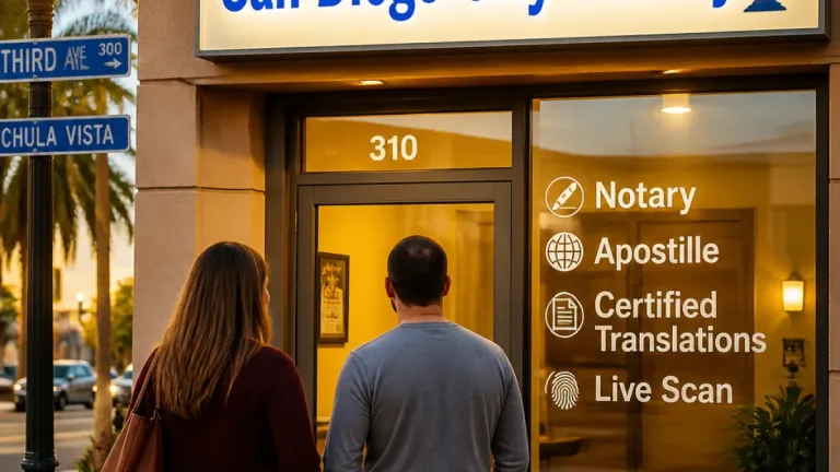 New San Diego City Notary Office Opens in Chula Vista to Serve South Bay Residents