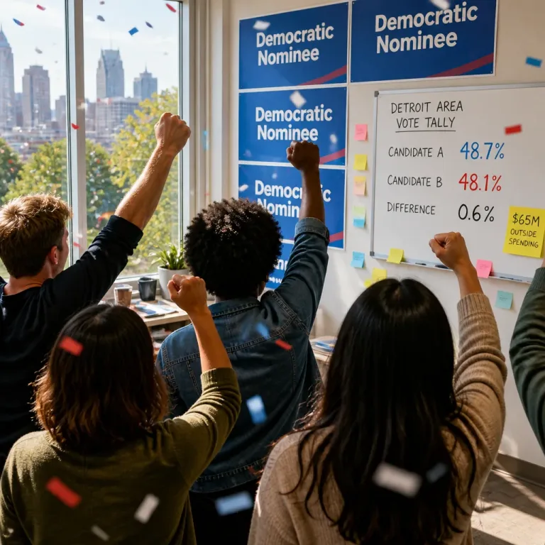 Abdul El‑Sayed wins Michigan Democratic Senate primary, setting up pivotal November contest
