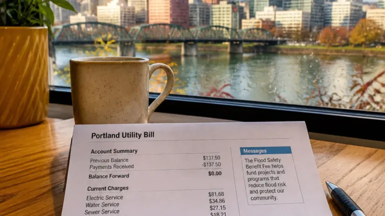 Portland utility bills now include new Flood Safety Benefit Fee to fund regional projects