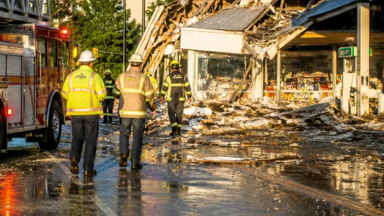 Raleigh gas station roof collapses after workers hear 'cracking' — no injuries reported