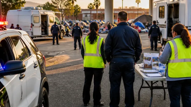 Rancho Cucamonga operation contacts 95 unhoused people, 24 arrests under new law provisions