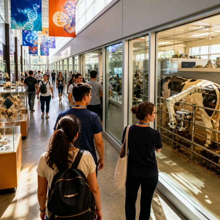 University of Melbourne opens labs, museums and robotic dairy for public Science Festival
