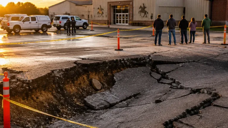 Shifting ground near Casey Tibbs Rodeo Center prompts local scrutiny; facility remains open
