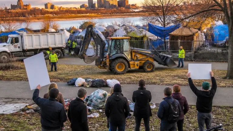 St. Paul to clear Pig’s Eye encampment Wednesday amid protests and housing uncertainty