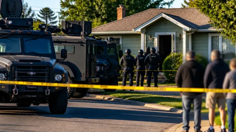 Tacoma-linked shooting suspect dies after Kent SWAT standoff near Meridian Elementary