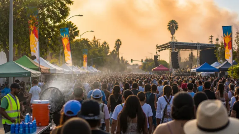 Thousands Brave Smoke and Heat to Celebrate Inglewood Sunfest's Culture and Creativity