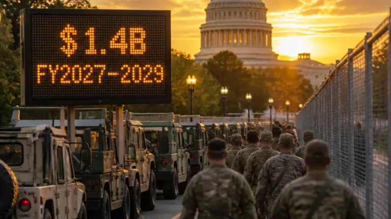Washington faces roughly $1.4B bill as National Guard deployment extended through 2029