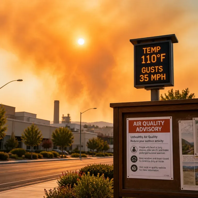 Smoke from Pacific Northwest fires brings haze to Gillette as heat and fire risk build