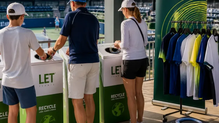 Winston-Salem Open to recycle used tennis strings into apparel, invites fans to participate